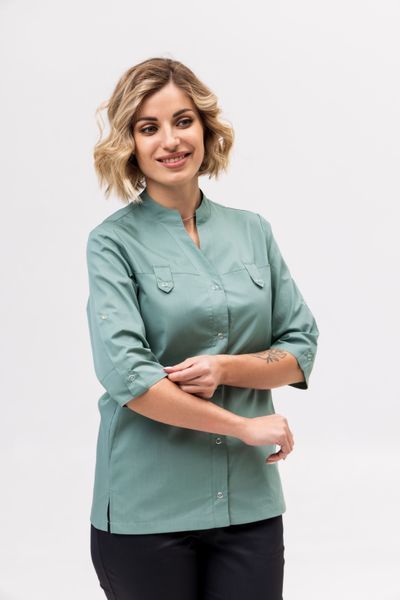 Куртка жіноча тонка, Небраска 3/4, оливкова, 48 2000000545318 фото